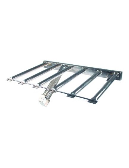 bar burner 6 row L 370mm W 560mm H 50mm tilting bratt pan