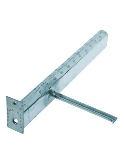 bar burner with ignition bridge W 28mm H 42mm L 385mm flange width 35mm flange length 70mm