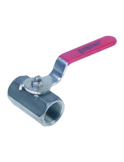 ball valve straight lever handle inlet 1 NPT outlet 1 NPT DN25 L 70mm gas