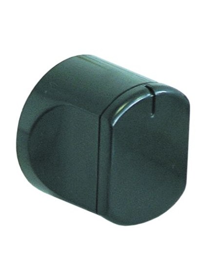 knob steam/water tap ? 45mm shaft ? 5x5mm shaft flat square black