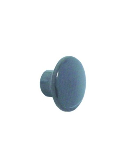 mushroom cap handle thread M6 handle ? 30mm L 23mm plastic black