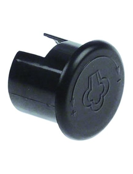 symbol steam ? 28mm L 27mm black