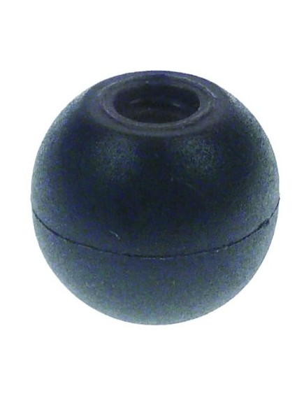 ball handle ? 25mm L 23mm thread M8 black matt