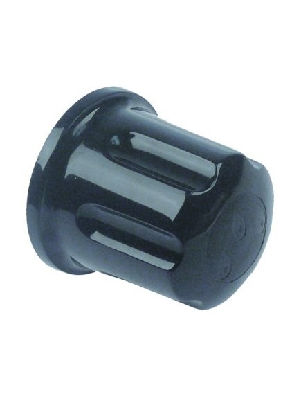 knob water ? 53mm L 51,5mm shaft ? 8x6.5mm shaft flat upper black with spring