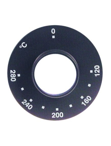 bezel thermostat t.max. 280°C 120-280°C