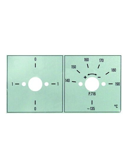 Blende Schalter und Thermostat Blende Schalter und Thermostat