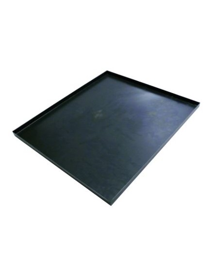 Baking sheet steel H 20mm L 460mm W 530mm inner edges angular enamelled