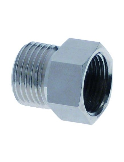 Adapter thread 1/2  ET - M20x1.5 IT brass without gasket