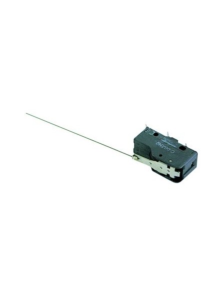 microswitch with lever  250V 16A 1CO connection male faston 6.3mm