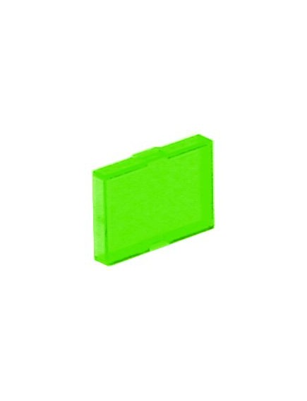Bezel green rectangular