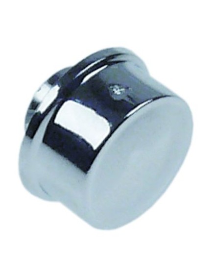 Push button chrome-plated mounting ? 14,3mm