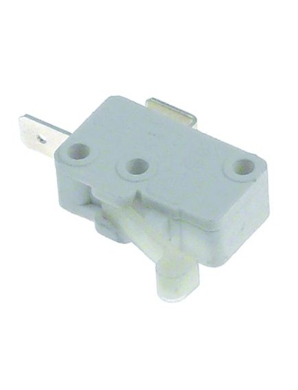 microswitch with lever  250V 16A 1NO connection male faston 6.3mm L 22mm