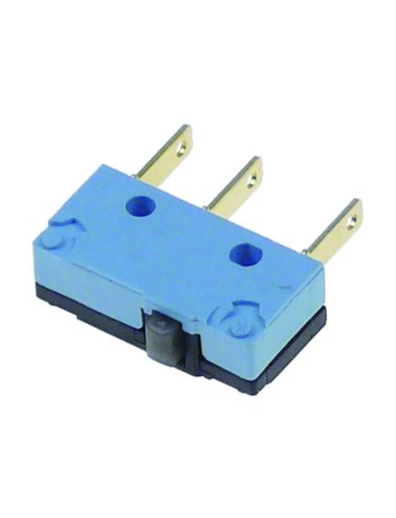 microswitch with plunger  250V 0,1A 1CO connection male faston 2.8mm