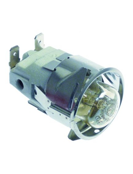 Backofenlampe Einbau ? 35,5mm 230V 15W Fassung E14 rund Temp.Best. 300°C ohne Linsennippel
