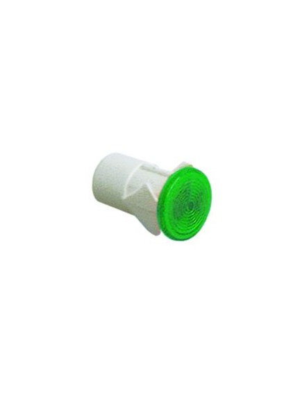 light bulb housing mounting measurements ?12mm green round Qty 1 pcs