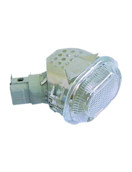 Backofenlampe L 75mm B 50mm 230V 40W Fassung E14 Temp.Best. 300°C Anschluss Flachstecker 6,3mm