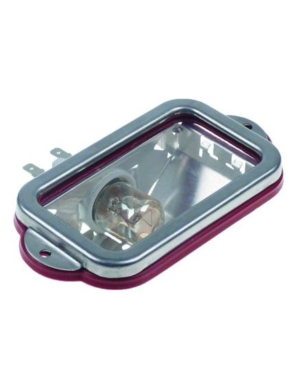 Backofenlampe komplett 25W 230V L 100mm B 55mm Fassung E14 Temp.Best. 300°C