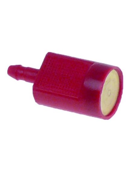 Beh?lterfilter rot/wei? komplett Schlauch ? 5 mm