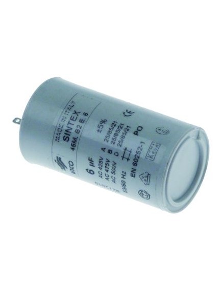 Betriebskondensator Kapazit?t 6µF 425V Becherkondensator Toleranz 5% 50/60Hz