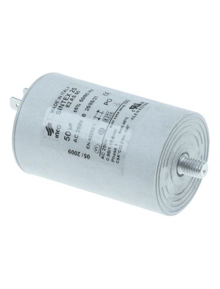 Betriebskondensator Kapazit?t 50µF 250V mit Kunststoffmantel Toleranz ± 5% 50/60Hz ? 45mm