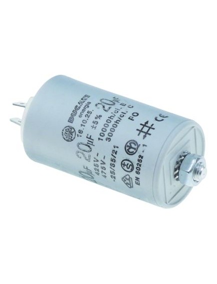 Betriebskondensator Kapazit?t 20µF 425V Becherkondensator Toleranz 5% 50Hz