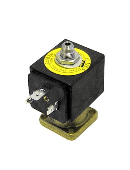 solenoid valve 3-ways 24VAC body outer cone DN 1,2mm slide-on receptacle DIN -20° up to 140°C