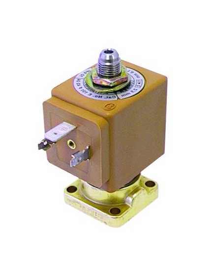 solenoid valve 3-ways 24VDC DN 2,5mm slide-on receptacle DIN -10 up to 140°C