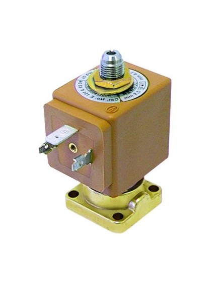 solenoid valve 3-ways 24 VAC DN 2,5mm slide-on receptacle DIN -10 up to 140°C