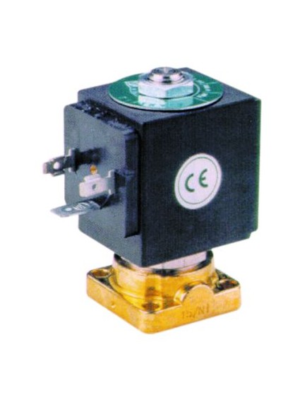 solenoid valve 2/2-ways 230VAC body 25-F39 DN 2,5mm slide-on receptacle DIN -10 up to 140°C