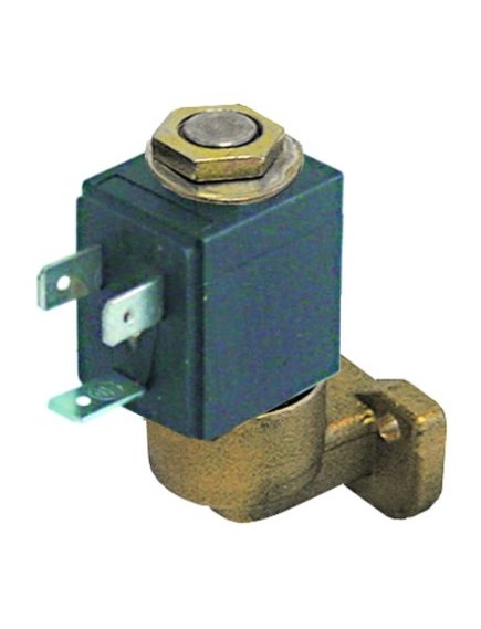 solenoid valve brass 2-ways 230VAC L 230mm Olab flange 20x27mm