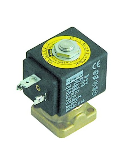 solenoid valve 2-ways 230 VAC DN 2,5mm slide-on receptacle DIN -20° up to 130°C PARKER