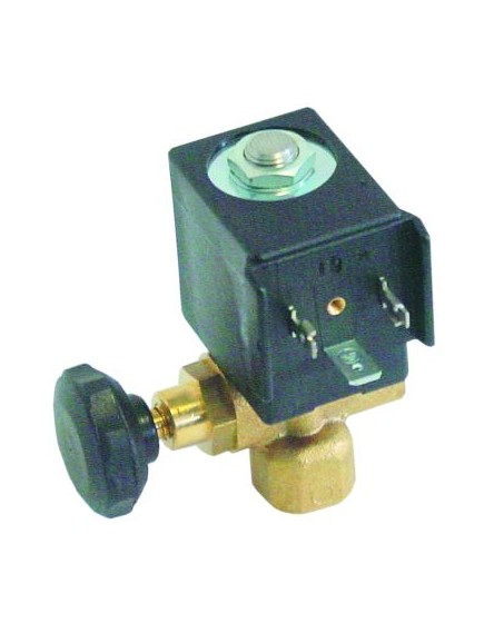 solenoid valve 2-ways 230VAC inlet 1/4  outlet 1/4  controllable