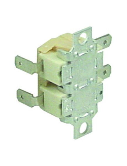bi-metal thermostat hole distance 34mm switch-off temp. 180°C 2NC 2-pole 16A bi-metal thermostat hole distance 34mm switch-off temp. 180°C 2NC 2-pole 16A