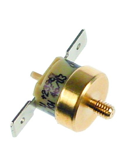 bi-metal safety thermostat switch-off temp. 115°C 1NC 1-pole 16A connection F6.3 M4 bi-metal safety thermostat switch-off temp. 115°C 1NC 1-pole 16A connection F6.3 M4