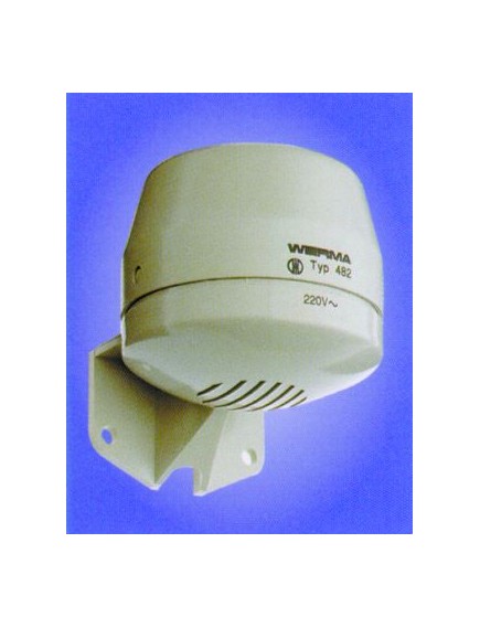 Alarm device screw mounting ? 70mm H 80mm mounting distance 45mm 230VAC protection IP33