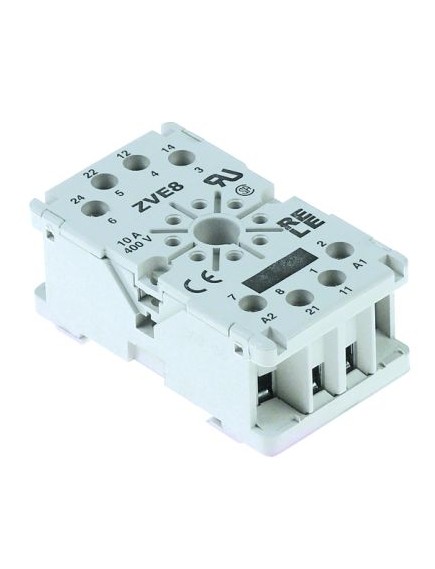 Relay socket 380V connection plug-in connection round 8-pole 8-pole