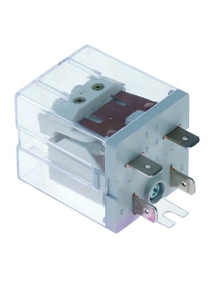 power relays Italiana Rel? 230VAC 30A 1NO connection F6.3 bracket mounting