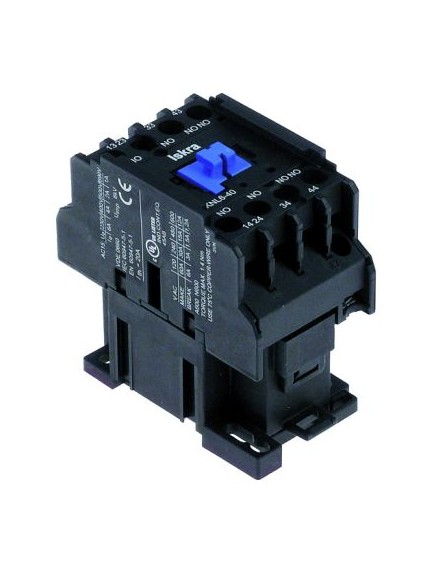 Auxiliary contactor 230VAC connection screw connection AC15 4A AC1 20A