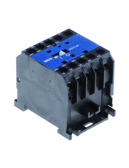 Auxiliary contactor 230VAC connection screw connection AC15 4A AC1 20A