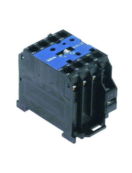 Auxiliary contactor 230VAC connection screw connection AC15 4A AC1 20A