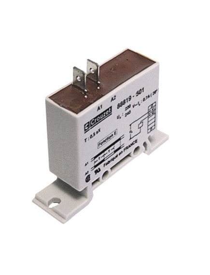 Time relay CROUZET 00870507 time range 0.5s 230VAC Rational 3035.0403