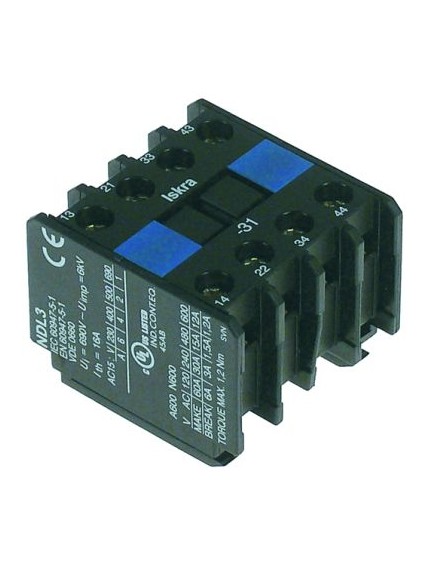 Auxiliary contact connection screw connection AC15 6A for contactors KNL22/KNL30