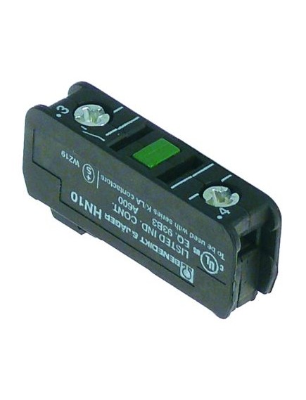 Auxiliary contact connection screw type HN01 AC15 10A AC1 25A for contactors K2/K3 contacts 1NC