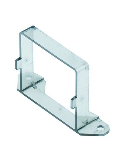 Adapter with bracket mounting suitable for Finder relay 62 series.
