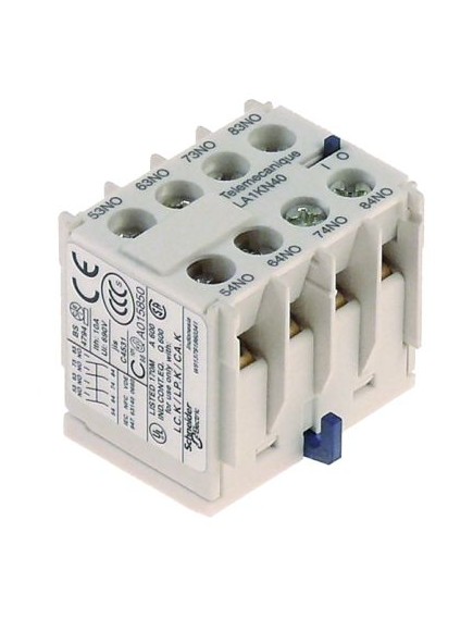 auxiliary contact contacts 3NO/1NC AC15 10A for contactors LC1K connection screw type LA1KN31
