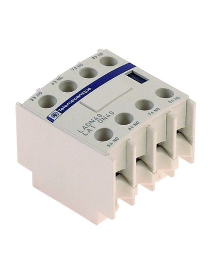 auxiliary contact contacts 2NO/2NC AC15 10A for contactors LC1D connection screw type LADN22
