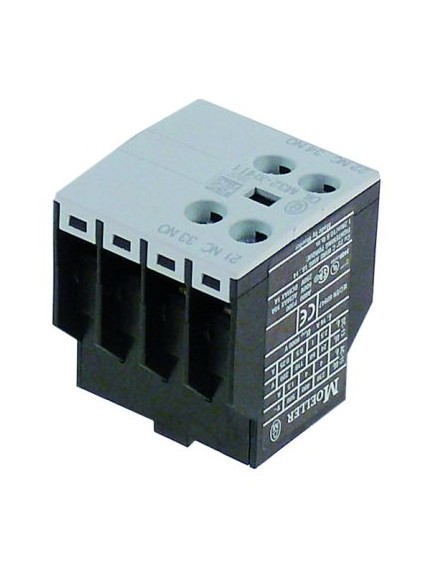auxiliary contact contacts 1NO/1NC AC15 10A connection screw type DILA-XHI11