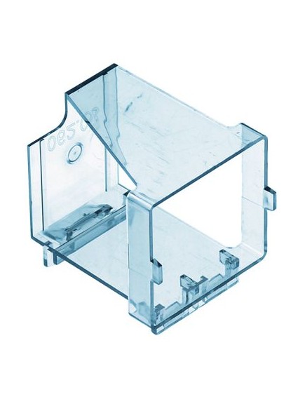 Adapter for DIN rail mounting suitable for Finder relay 62 series.