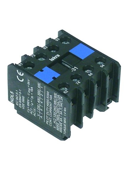 Auxiliary contact connection screw connection AC15 4A for contactors KNL40/KNL65
