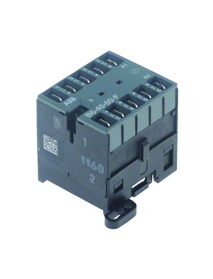 power contactor resistive load 16A 230VAC (AC3/400V) 9A/4kW main contacts 4NO